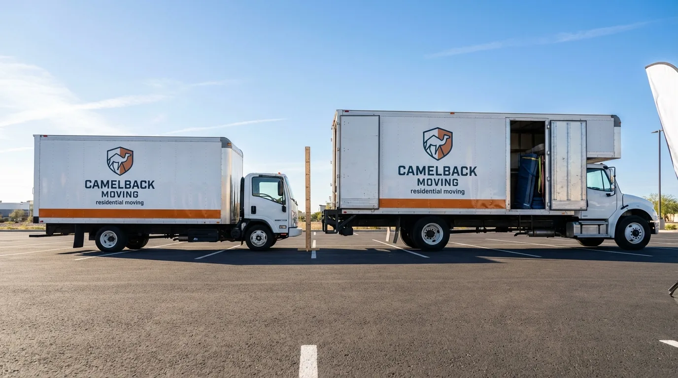 Moving truck size capacity guide in West Frankfort